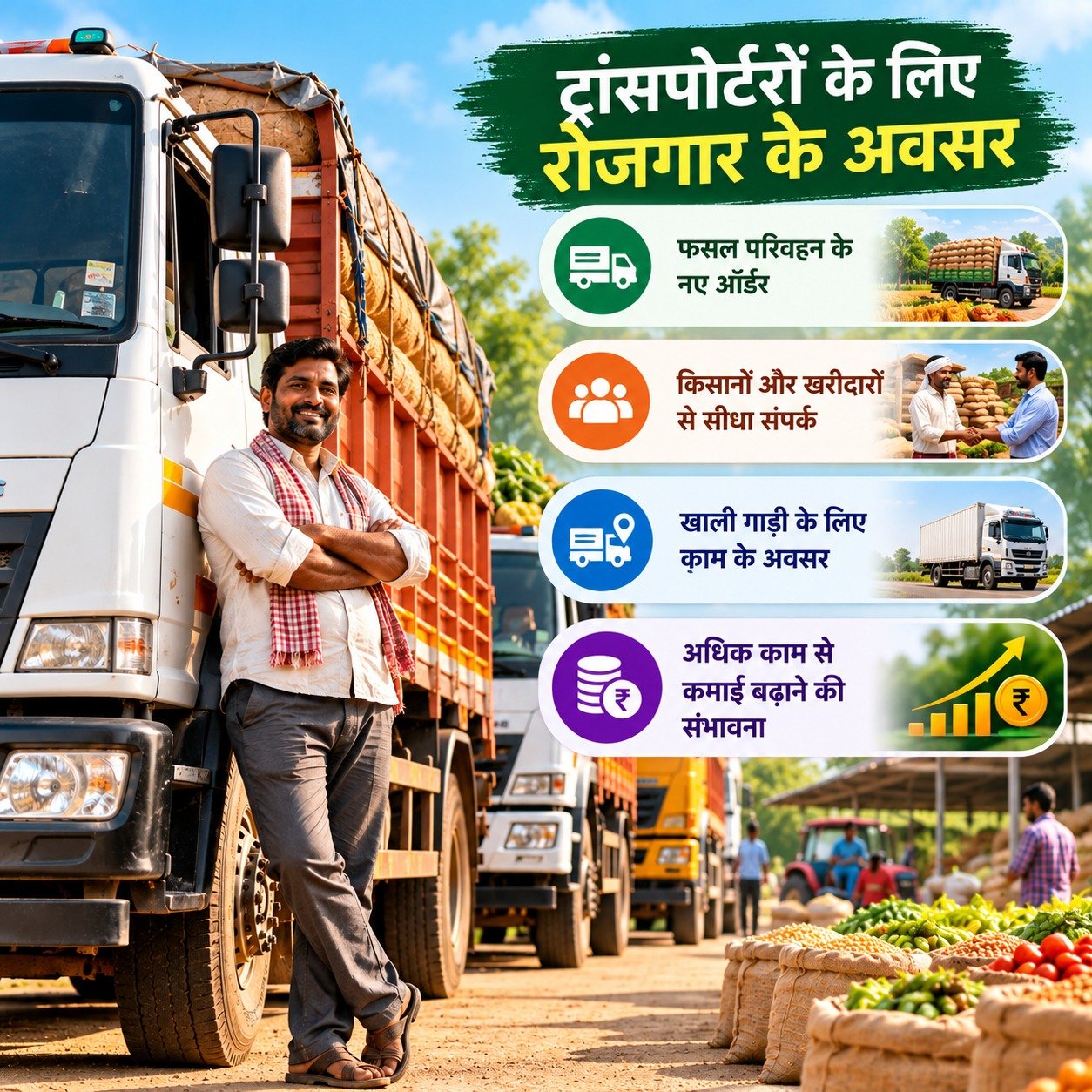 Transporters agricultural opportunities